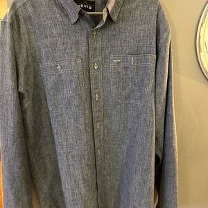 Orvis Men’s Tech Chambray Long-Sleeve Work Shirt